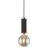 Nordlux Galloway Pendulum Metallo Nero Ottone | Adatto per 1x E27