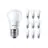 Confezione Multipack 10x Philips Corepro LED Lustre E27 Sferica Ghiaccio 5W 470lm - 827 Bianco Molto Caldo | Sostitutiva 40W