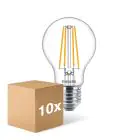 Confezione Multipack 10x Philips Corepro LED Bulbo E27 Pera Chiara 8.5W 1055lm - 827 Bianco Molto Caldo | Sostitutiva 75W