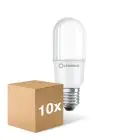 Confezione Multipack 10x Ledvance LED Classic Stick E27 Stick Ghiaccio 9W 1050lm - 827 Bianco Molto Caldo | Sostitutiva 75W